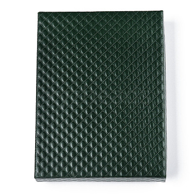 Rhombus Textured Cardboard Jewelry Boxes CBOX-T006-01C-1