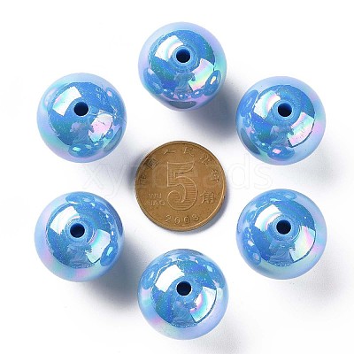 Opaque Acrylic Beads X-MACR-S370-D20mm-9-1