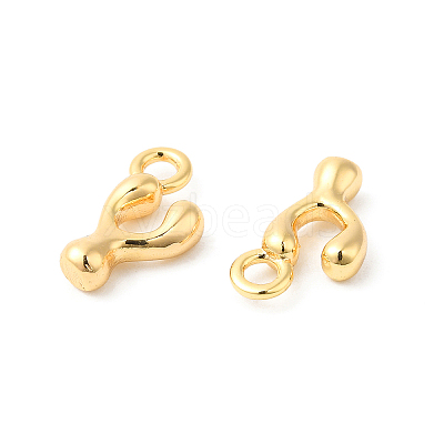 Brass Charms KK-P234-13G-Y-1