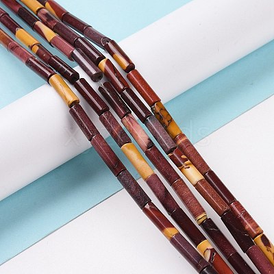 Natural Mookaite Beads Strands X-G-F247-52-1