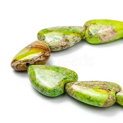 Natural Imperial Jasper Bead Strands G-C074-04C-1
