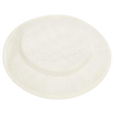 Imitation Linen Cloth Hat Fascinator Base AJEW-WH0314-493-1