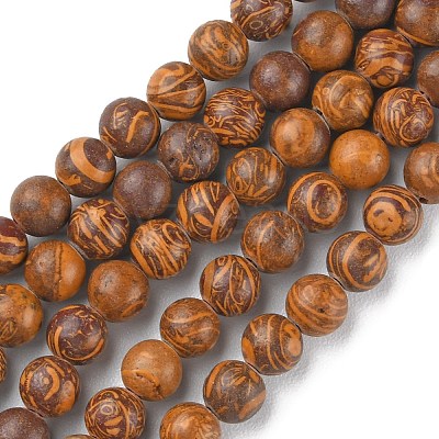 Natural Miriam Stone Beads Strands G-G0003-C05-B-1
