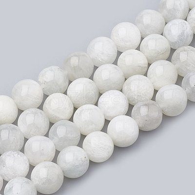 Natural Rainbow Moonstone Beads Strands G-S333-6mm-002-1