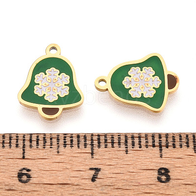 304 Stainless Steel Enamel Charms STAS-T065-58G-02-1