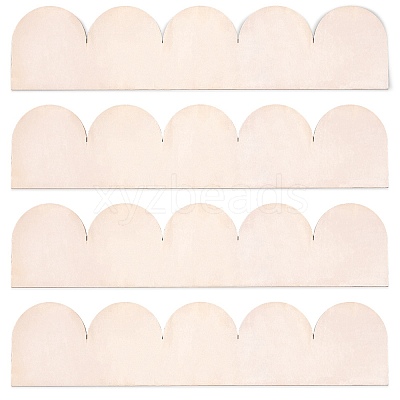 12Pcs Plywood Eaves Tile DIY-CP0013-27C-1