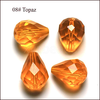 Imitation Austrian Crystal Beads SWAR-F062-12x10mm-08-1
