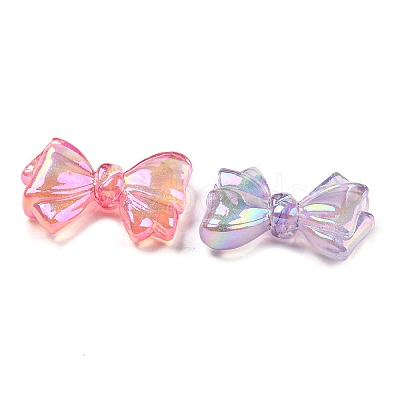 UV Plating Luminous Acrylic Beads X-MACR-D024-21-1