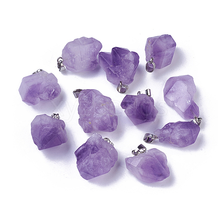 Natural Amethyst Pendants LS-G-G779-01P-1