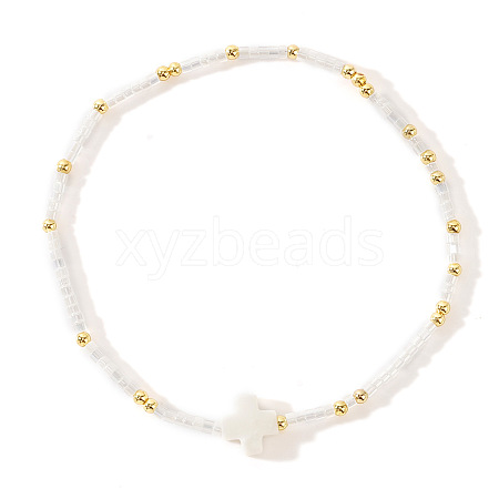 Bohemian Style Glass Seed Beads Stretch Bracelets LD4628-3-1