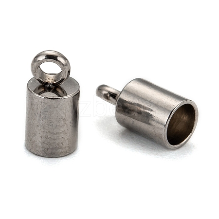 Tarnish Resistant 304 Stainless Steel Cord Ends X-STAS-M242-12-1