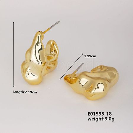 Fashionable Cute Geometric Shape Earrings for Hot Personalized Matching WX1077-14-1