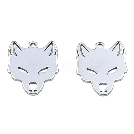 201 Stainless Steel Charms STAS-N098-086P-1