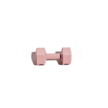 Dumbbell Shaped Alloy Miniature Ornaments PW-WGB591C-09-1