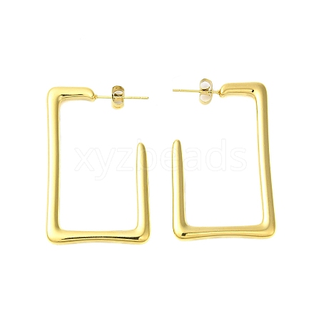 Ion Plating(IP) 304 Stainless Steel Stud Earrings EJEW-H009-01G-05-1