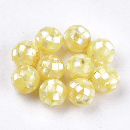 Resin Beads X-SSHEL-T007-10mm-01-1