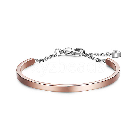 SHEGRACE Titanium Steel Arch Bracelet JB216B-1