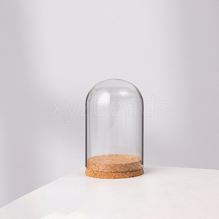 High Borosilicate Glass Dome Cover DJEW-PW0001-23E-01-1