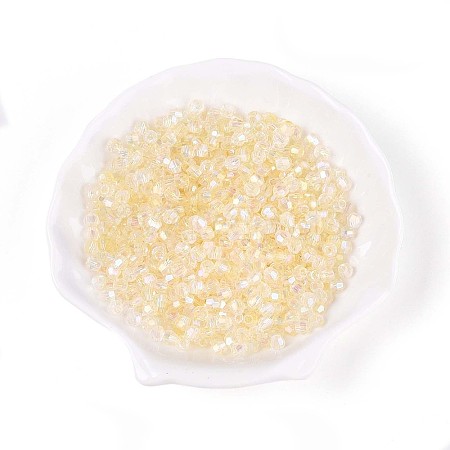 Transparent Spray Painted Glass Beads LS-EGLA-N018-4mm-10-1
