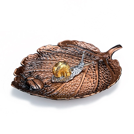 Leaf & Snails Alloy Incense Burners PW-WG85A3E-04-1