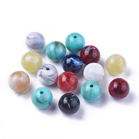 Acrylic Beads OACR-T008-11B-M-1