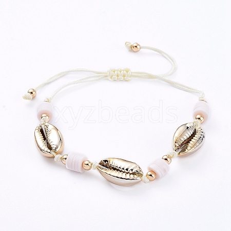 Nylon Thread Cord Braided Bead Bracelets BJEW-JB05074-01-1