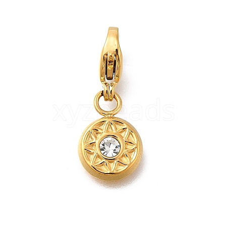304 Stainless Steel Pendants Decoration STAS-R159-60G-01-1