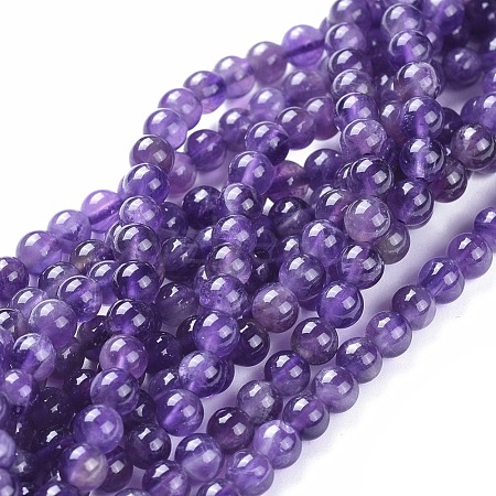 Natural Amethyst Beads Strands X-G-I256-02C-1