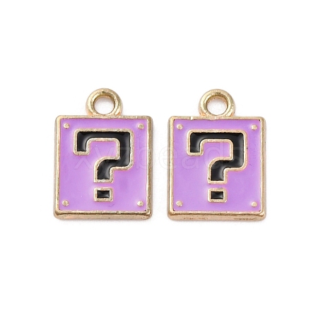 Alloy Enamel Charms ENAM-Q001-08G-05-1