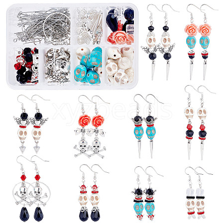 SUNNYCLUE DIY Halloween Theme Earring Making Kits DIY-SC0019-44-1