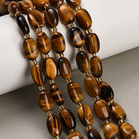 Natural Tiger Eye Beads Strands GG-CBA5B6F-D01-01-1