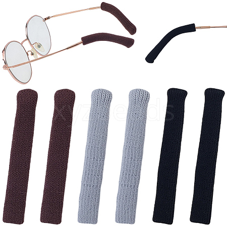 Polyester Eyeglasses Ear Grip AJEW-CN0006-70A-1