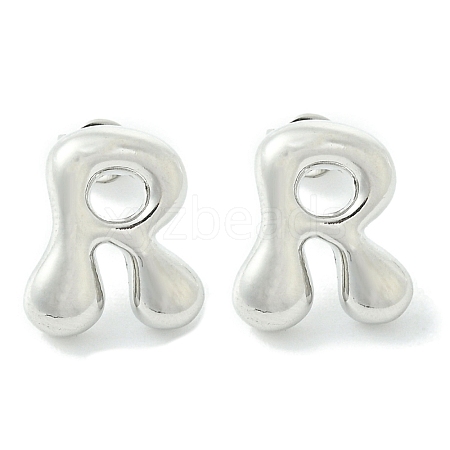 Rack Plating Brass Earrings EJEW-S222-01P-R-1