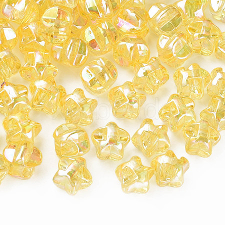 1-Hole Transparent Acrylic Buttons MACR-S373-129-C03-1