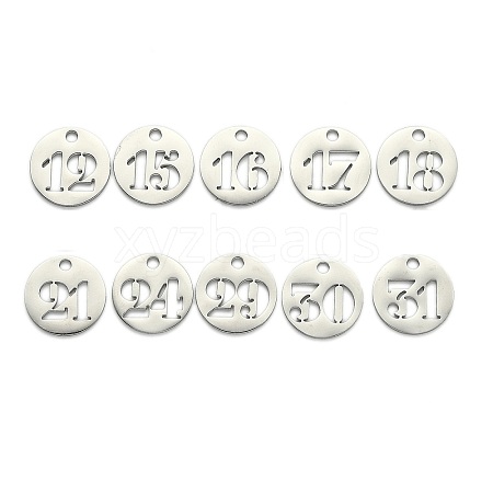 304 Stainless Steel Pendants X-STAS-F233-M-P-1