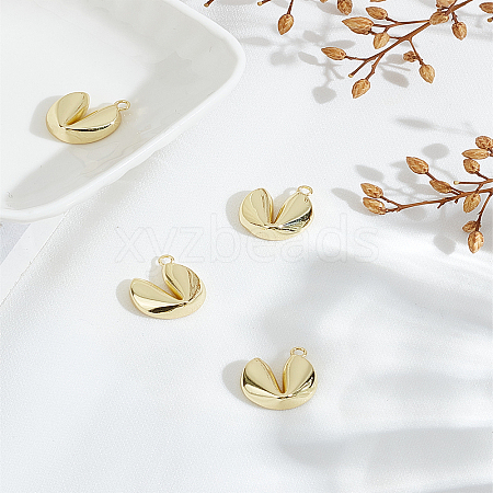 4Pcs Brass Pendants KK-LP0004-19-1