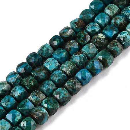 Natural Chrysocolla Beads Strands G-N342-117-1