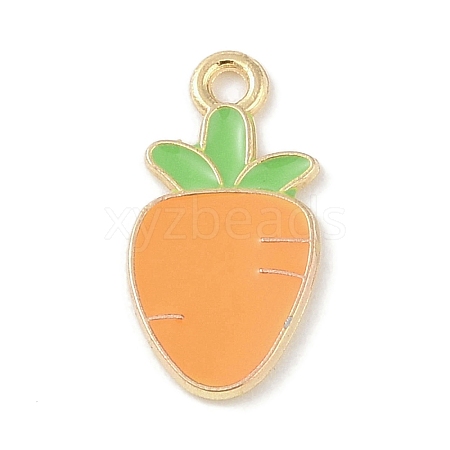 Food Series Alloy Enamel Pendants ENAM-Z010-04B-KCG-1