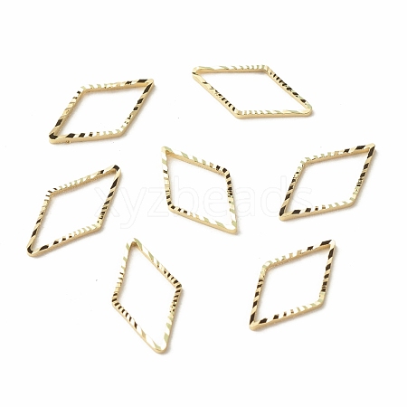 Brass Linking Rings KK-F831-015B-G-RS-1