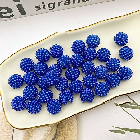 ABS Plastic Round Beads KY-TAC0015-02B-11-1