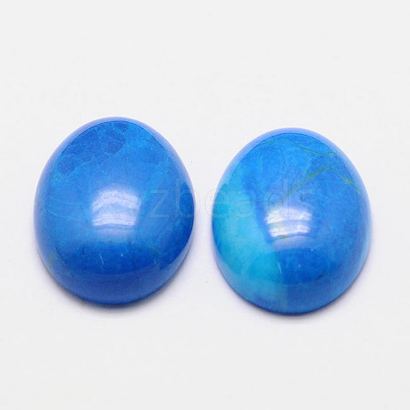 Natural Turquoise Cabochons X-G-K021-18x13mm-10-1