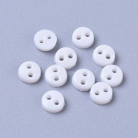 Nylon Tiny Button X-BUTT-WH0014-28K-1