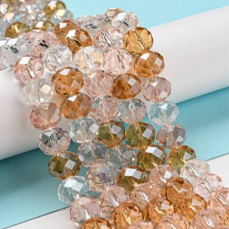 Glass Beads Strands EGLA-A034-M10mm-23-1