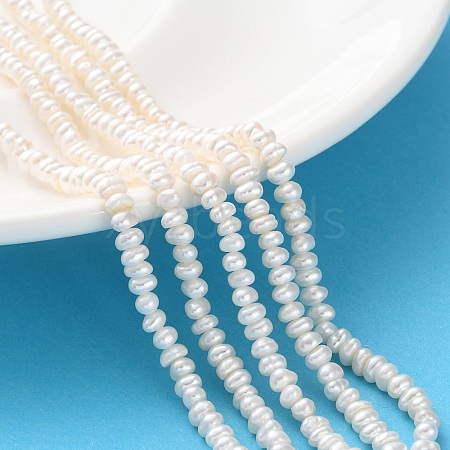 Natural Cultured Freshwater Pearl Beads Strands PEAR-I007-02I-01-1