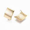 Brass Stud Earring Findings X-KK-N233-018-NF-3