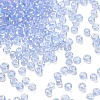 Transparent Colours Rainbow Glass Seed Beads SEED-H004-01A-1