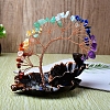 Natural Mixed Gemstone Chips Tree of Life Decorations PW-WGAFFC2-08-1