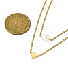 Brass Double Layer Necklace NJEW-JN04918-3