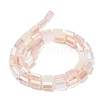 Electroplated Glass Beads Strands EGLA-P067-01A-02-2
