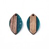 Resin & Walnut Wood Pendants RESI-S389-074-2